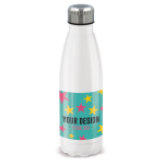 Fles voor sublimatie met temperatuurindicator 500ml kleur wit