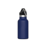 RVS fles met poedercoating 350ml kleur donkerblauw