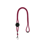 Verstelbare buisvormige lanyard met veiligheidssluiting in de nek kleur roze