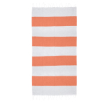 Strandhanddoek van katoen en polyester, 90x180 cm, 180 g/m² kleur oranje