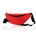 Heuptas van 600D polyester, ideaal voor wandelen met verstelbare riem kleur rood