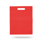 Non-woven tas verkrijgbaar in diverse kleuren met handvatten 80 g/m² kleur rood