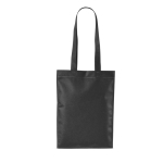 Non-woven tas met lange handvatten, ideaal voor boodschappen 70 g/m² kleur zwart