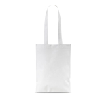 Non-woven tas met lange handvatten, ideaal voor boodschappen 70 g/m² kleur wit