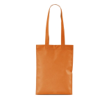 Non-woven tas met lange handvatten, ideaal voor boodschappen 70 g/m² kleur oranje