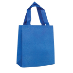 Non-woven tas met glitterafwerking en riemen 130 g/m²