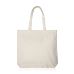 Katoenen tas met binnenvak, ideaal voor boodschappen 310 g/m² kleur beige