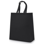 Non-woven tas met matte afwerking en hoge weerstand 110 g/m² kleur zwart