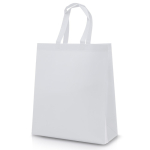 Non-woven tas met matte afwerking en hoge weerstand 110 g/m² kleur wit