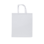 Non-woven tas met matte afwerking en hoge weerstand 110 g/m² kleur wit