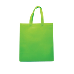 Non-woven tas met matte afwerking en hoge weerstand 110 g/m² kleur lichtgroen