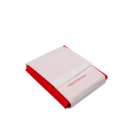 Opvouwbare non-woven tas met logo 80 g/m² kleur rood