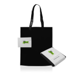 Opvouwbare non-woven tas met logo 80 g/m²