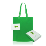 Opvouwbare non-woven tas met logo 80 g/m²