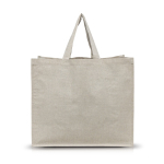 Veelzijdige tas van gerecycled katoen, stevig 180 g/m² kleur beige