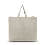 Veelzijdige tas van gerecycled katoen, stevig 180 g/m² kleur beige