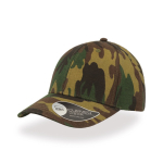 Baseball cap van katoenen keperstof met klittenbandsluiting kleur camouflage