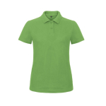 Piqué katoenen polo voor dames met korte mouwen 180 g/m² B&C kleur lichtgroen