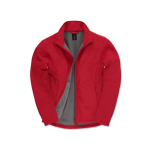 Elastisch softshell-jack van polyester voor heren 300 g/m² B&C kleur rood