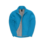 Elastisch softshell-jack van polyester voor heren 300 g/m² B&C kleur aquamarijn