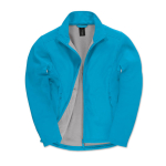 Elastisch softshell-jack van polyester voor heren 300 g/m² B&C kleur aquamarijn