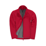 Elastisch softshell-jack van polyester voor dames 300 g/m² B&C kleur rood