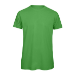 T-shirt van biologisch katoen voor heren met korte mouwen 140 g/m² B&C kleur lichtgroen