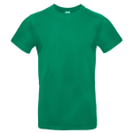 Katoenen T-shirt voor heren met korte mouwen 185 g/m² B&C kleur groen