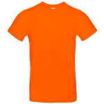 Katoenen T-shirt voor heren met korte mouwen 185 g/m² B&C kleur oranje