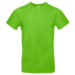 Katoenen T-shirt voor heren met korte mouwen 185 g/m² B&C kleur appel groen