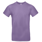 Katoenen T-shirt voor heren met korte mouwen 185 g/m² B&C kleur paars