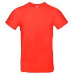 Katoenen T-shirt voor heren met korte mouwen 185 g/m² B&C kleur donker oranje