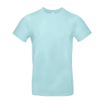 Katoenen T-shirt voor heren met korte mouwen 185 g/m² B&C kleur pastel blauw