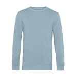 Sweatshirt van biologisch katoen met ronde hals 280 g/m² B&C kleur grijsachtig blauw