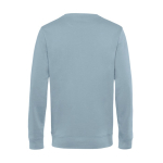 Sweatshirt van biologisch katoen met ronde hals 280 g/m² B&C kleur grijsachtig blauw