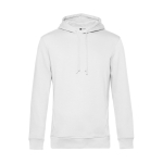 Modern sweatshirt van biologisch katoen met capuchon 280 g/m² B&C kleur wit