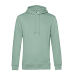 Modern sweatshirt van biologisch katoen met capuchon 280 g/m² B&C kleur mintgroen