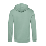 Modern sweatshirt van biologisch katoen met capuchon 280 g/m² B&C kleur mintgroen