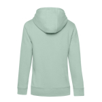 Sweatshirt van gerecycled katoen en polyester voor dames 280 g/m² B&C kleur mintgroen