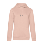 Sweatshirt van gerecycled katoen en polyester voor dames 280 g/m² B&C kleur rose paztel