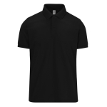 Klassieke unisex katoenen polo met korte mouwen 180 g/m² B&C kleur zwart