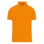 Klassieke unisex katoenen polo met korte mouwen 180 g/m² B&C kleur sinaasappel