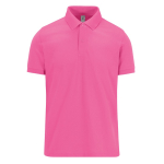 Klassieke unisex katoenen polo met korte mouwen 180 g/m² B&C kleur roze