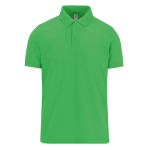 Klassieke unisex katoenen polo met korte mouwen 180 g/m² B&C kleur appel groen