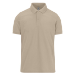 Klassieke unisex katoenen polo met korte mouwen 180 g/m² B&C kleur zand