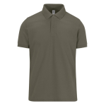 Klassieke unisex katoenen polo met korte mouwen 180 g/m² B&C kleur miliair groen