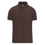 Klassieke unisex katoenen polo met korte mouwen 180 g/m² B&C kleur donker bruin