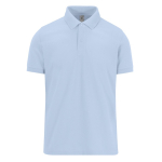 Klassieke unisex katoenen polo met korte mouwen 180 g/m² B&C kleur grijsachtig blauw