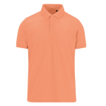 Kleurrijke polo van polyester en katoen met korte mouwen 180 g/m² B&C kleur oranje