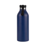 Fles van gerecycled roestvrij staal met handgreep 500 ml kleur marineblauw vijfde weergave